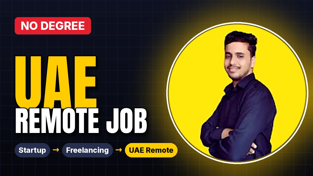 No degree to a UAE remote job — Sangharsh Codes on YouTube